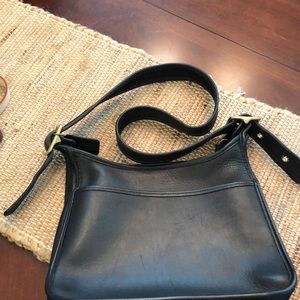 Vintage black Coach shoulder bag